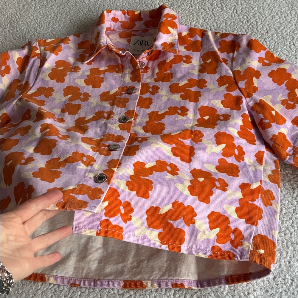 Zara Connie denim overshirt S - Picture 10 of 16